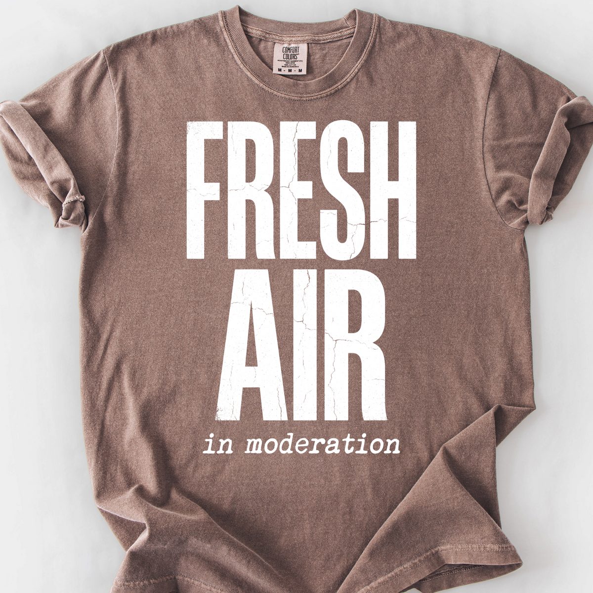 Fresh Air in Moderation T-Shirt — Espresso