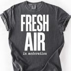Fresh Air in Moderation T-Shirt — Pepper