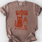 Fresh Fish Daily T-Shirt — Espresso