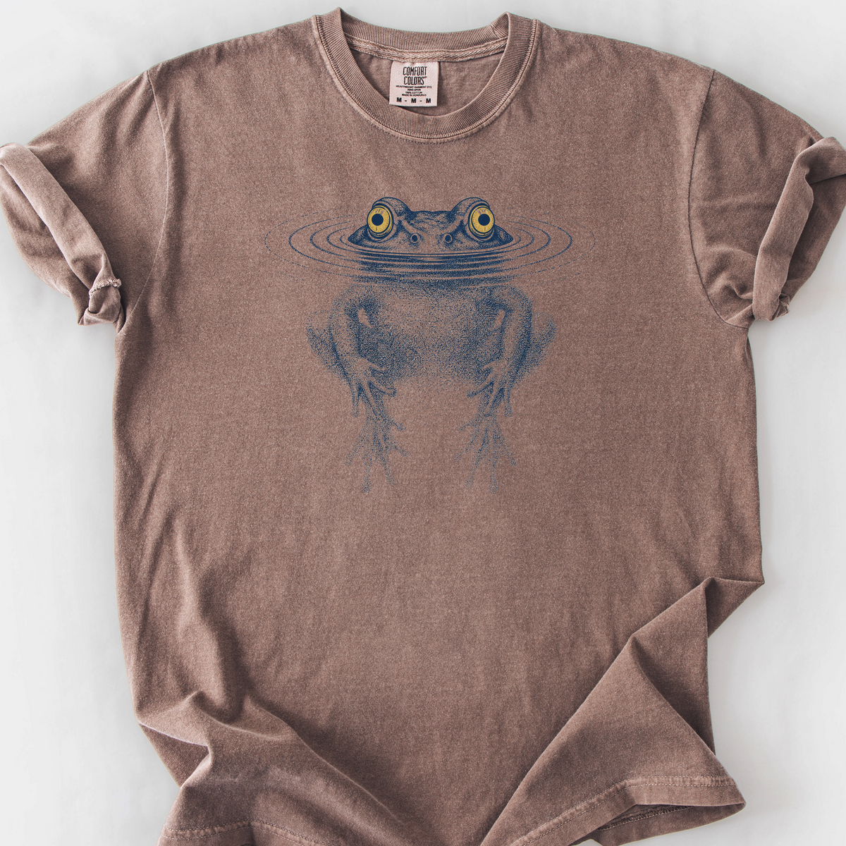 Frog Submerged T-Shirt — Espresso