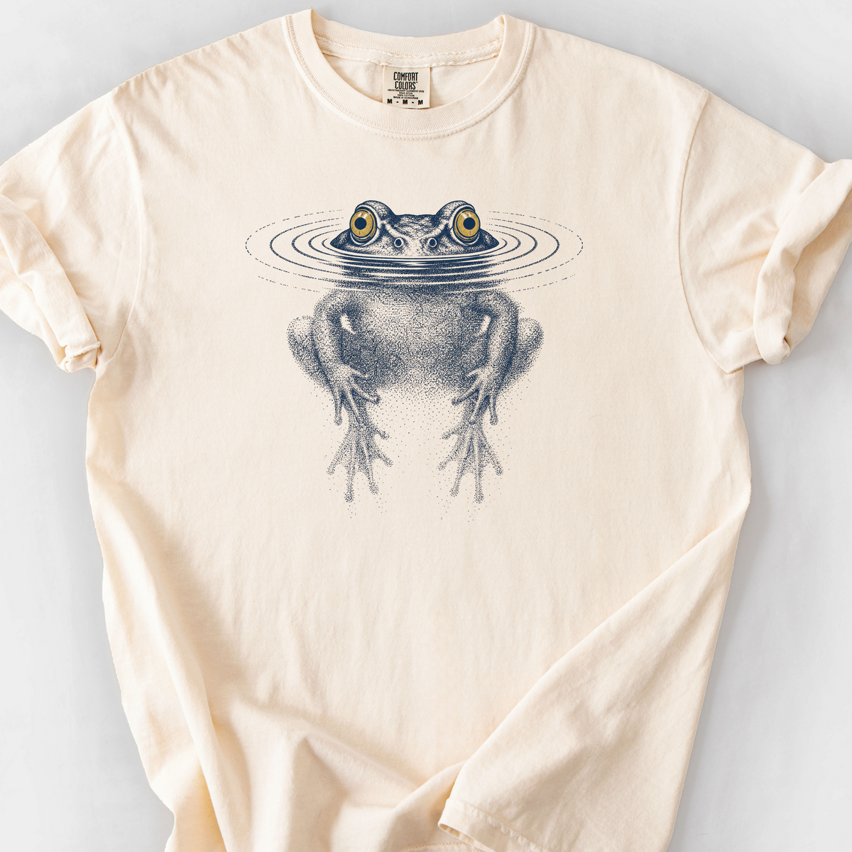 Frog Submerged T-Shirt — Ivory