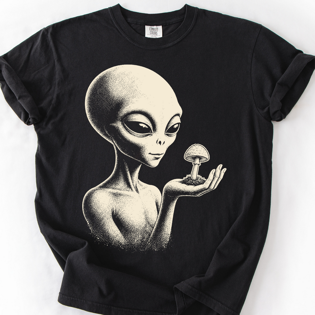 Fungi To Be With T-Shirt — Black