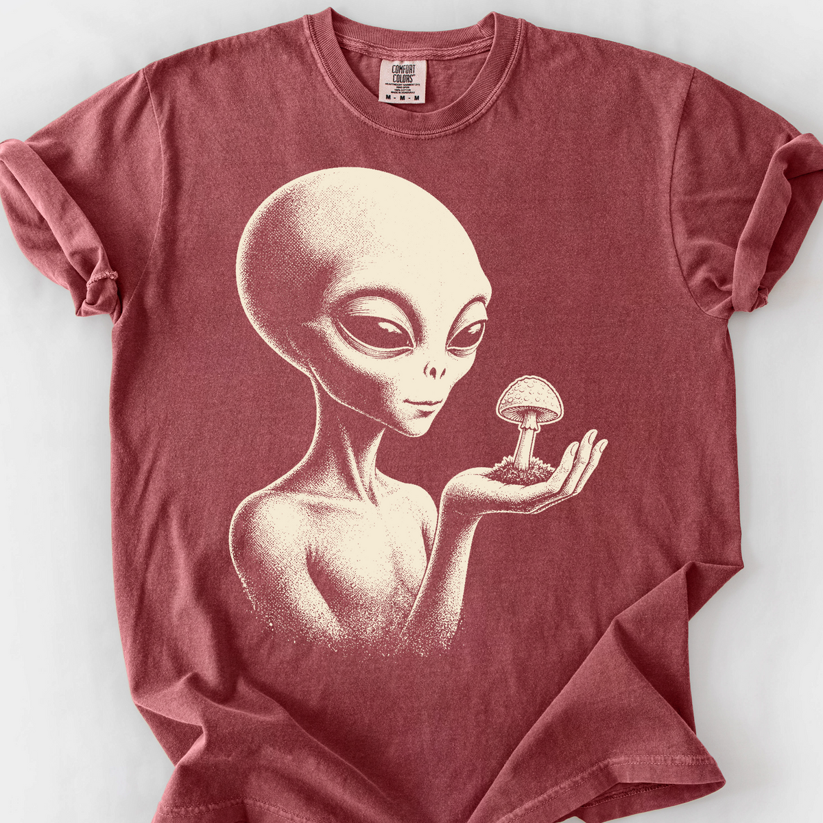 Fungi To Be With T-Shirt — Brick