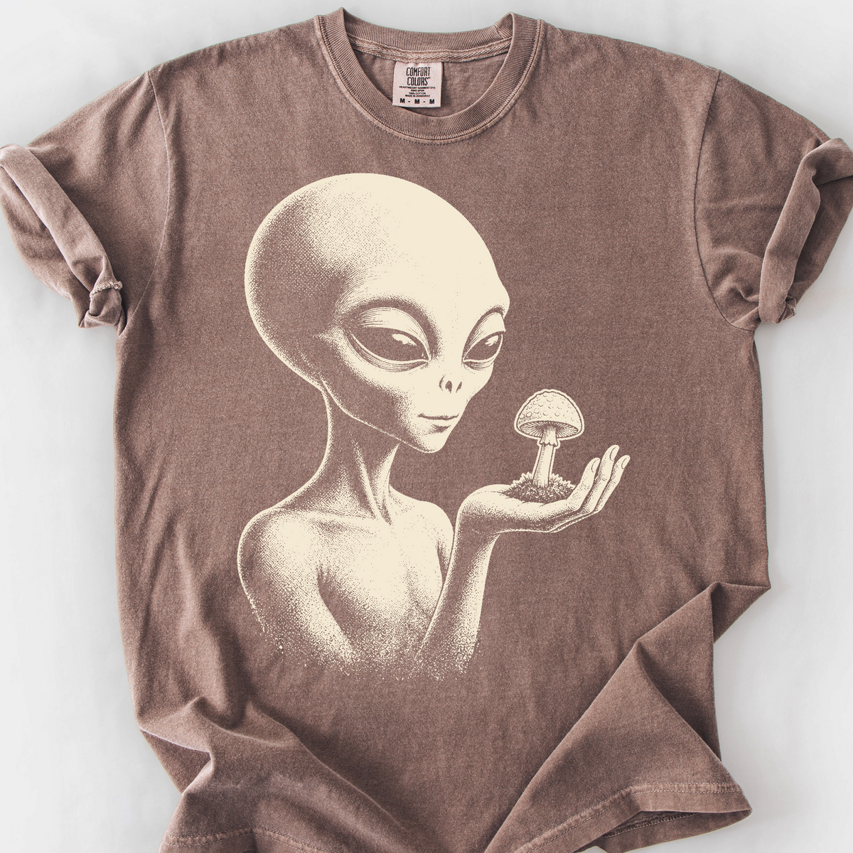 Fungi To Be With T-Shirt — Espresso