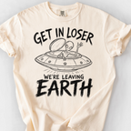 Get In Loser T-Shirt — Ivory