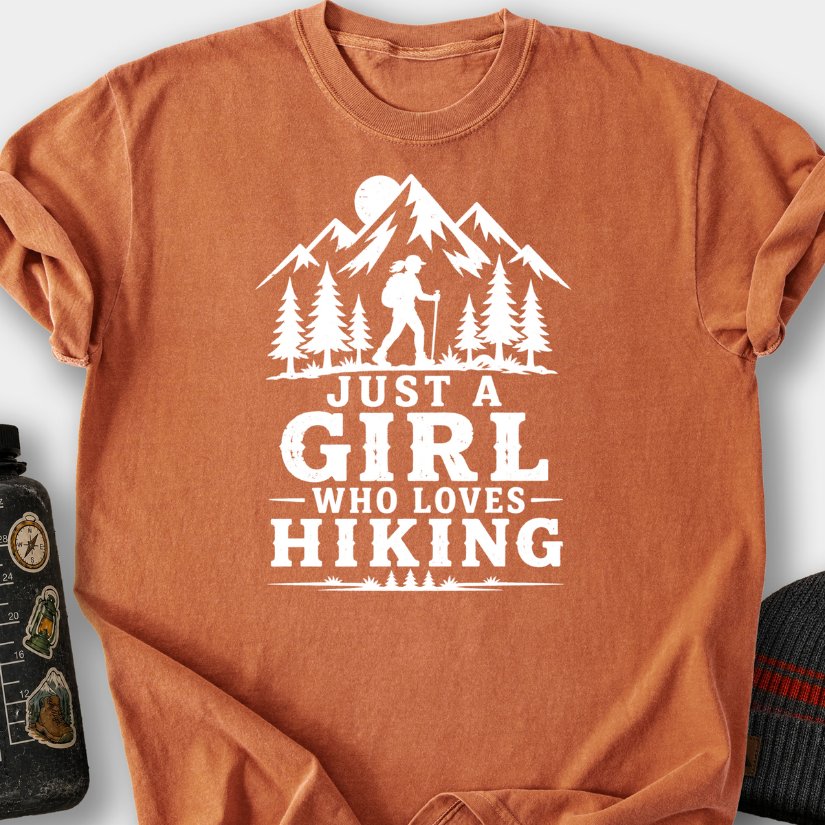 Girl Who Loves Hiking T-Shirt — Yam