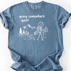 Going Somewhere Quiet T-Shirt — Blue Jean