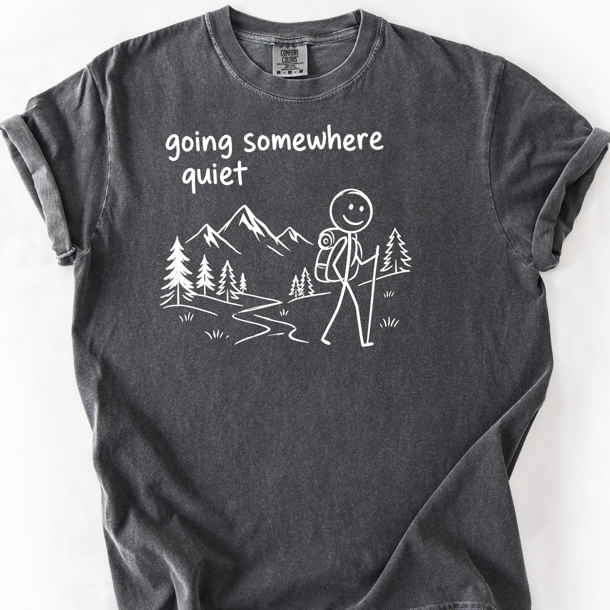 Going Somewhere Quiet T-Shirt — Pepper