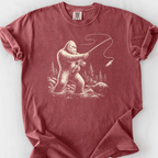 Gone Fishin' T-Shirt — Brick