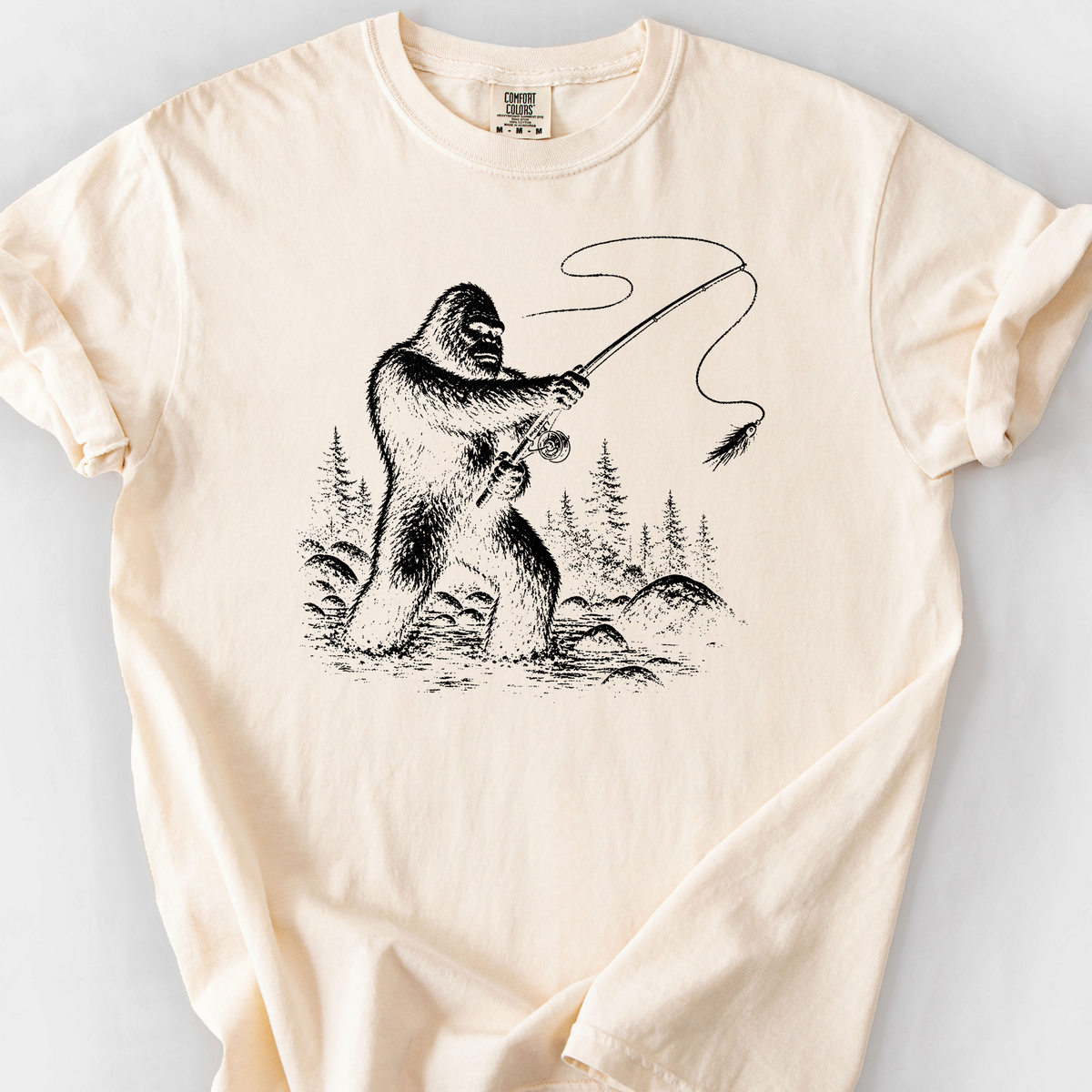 Gone Fishin' T-Shirt — Ivory