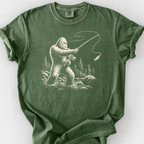 Gone Fishin' T-Shirt — Moss