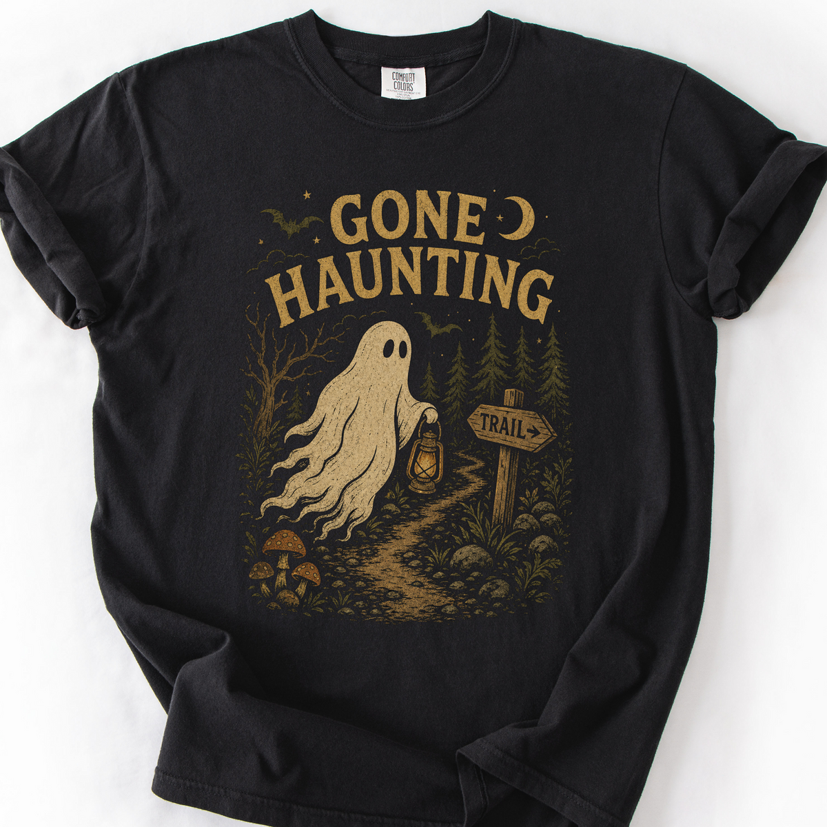 Gone Haunting T-Shirt — Black