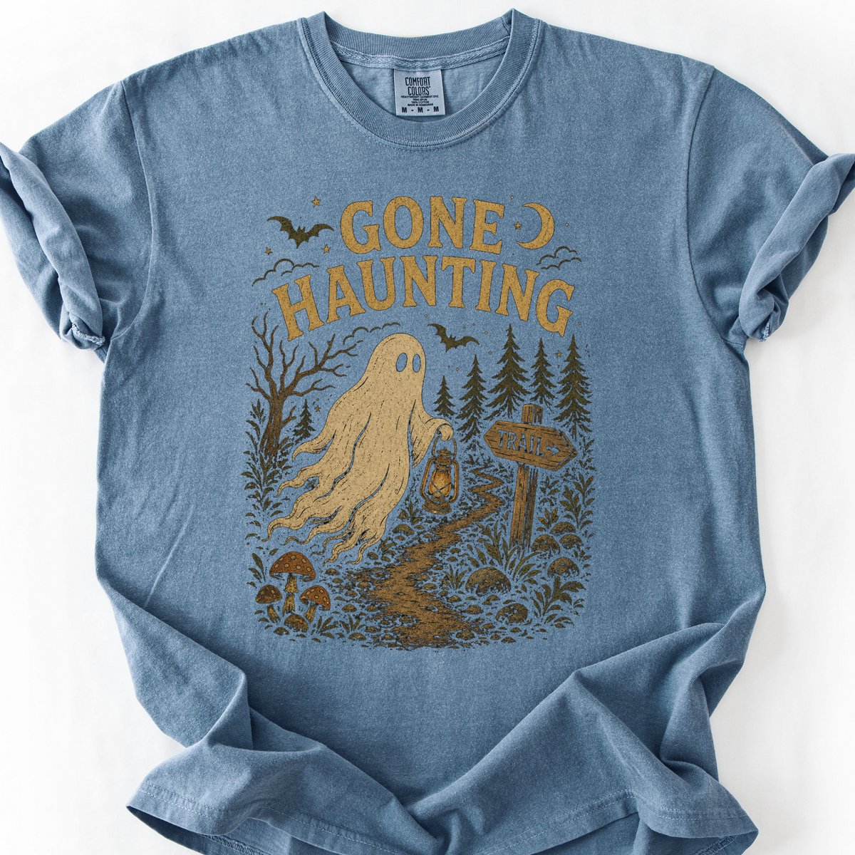 Gone Haunting T-Shirt — Blue Jean