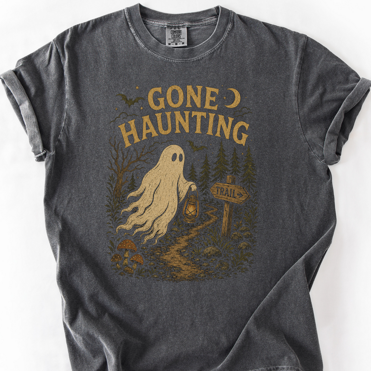 Gone Haunting T-Shirt — Pepper