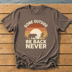 gone outside sunset slat silhouette T-Shirt — Espresso