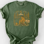 Gone Squatchin Fishing T-Shirt — Moss