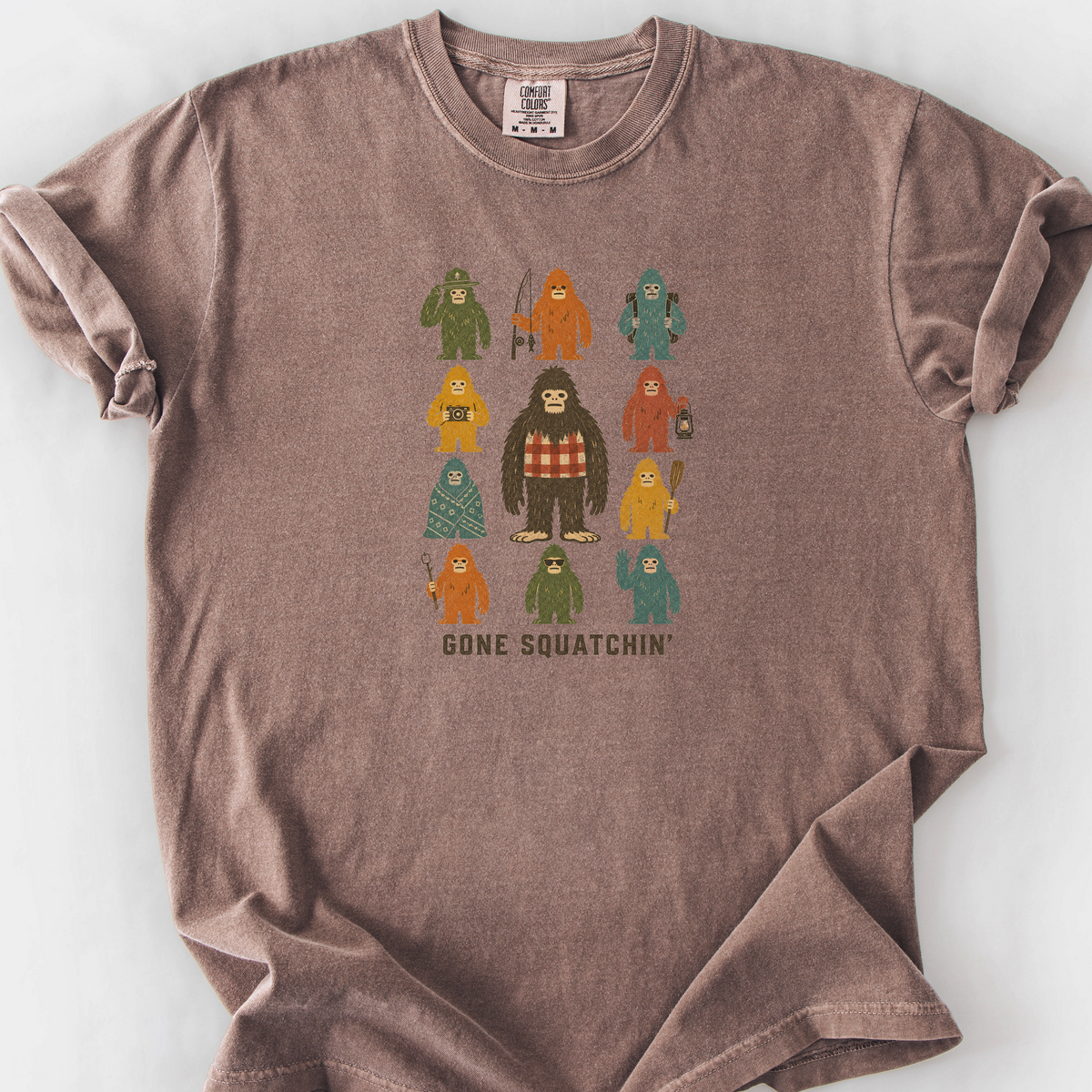 Gone Squatchin Squad T-Shirt — Espresso