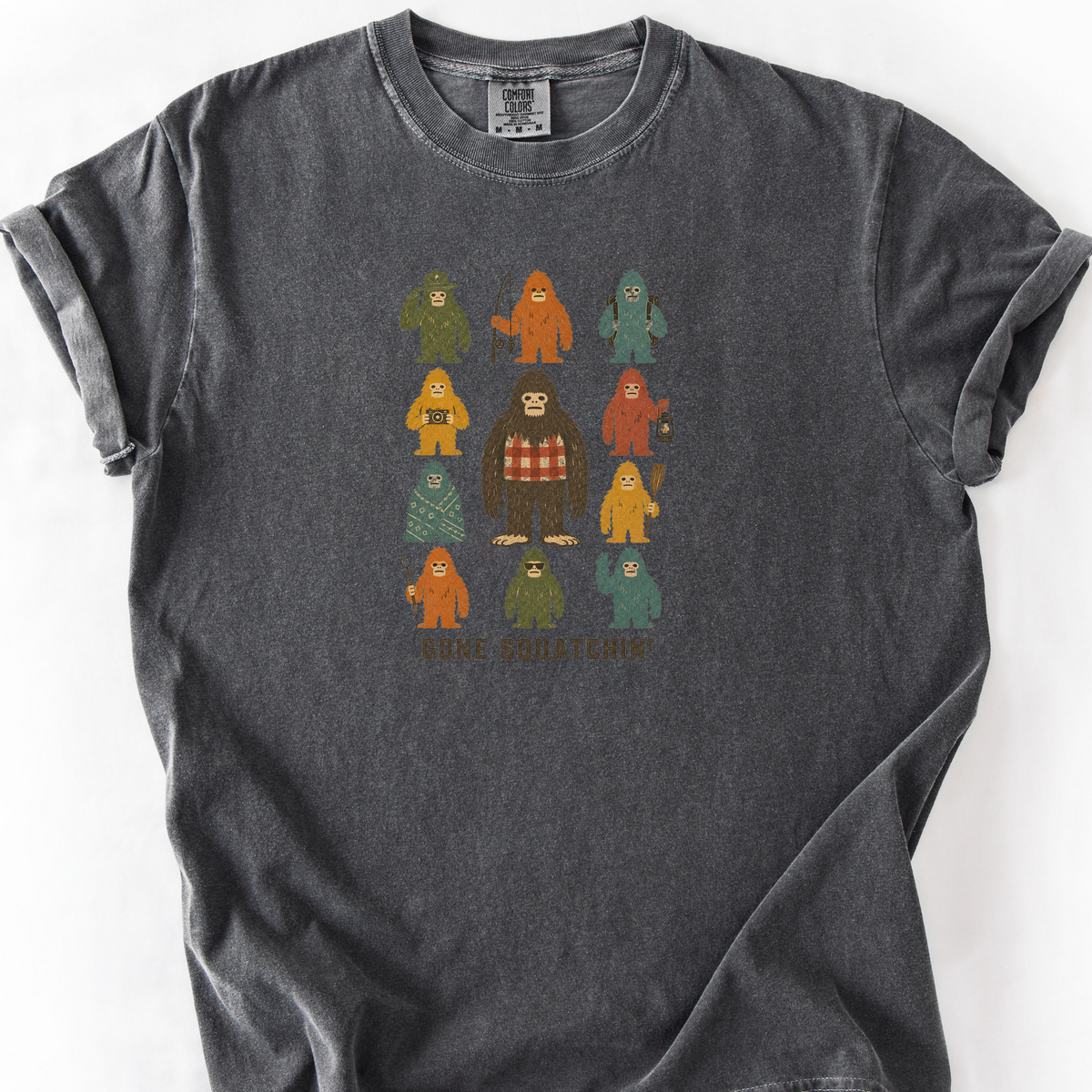 Gone Squatchin Squad T-Shirt — Pepper