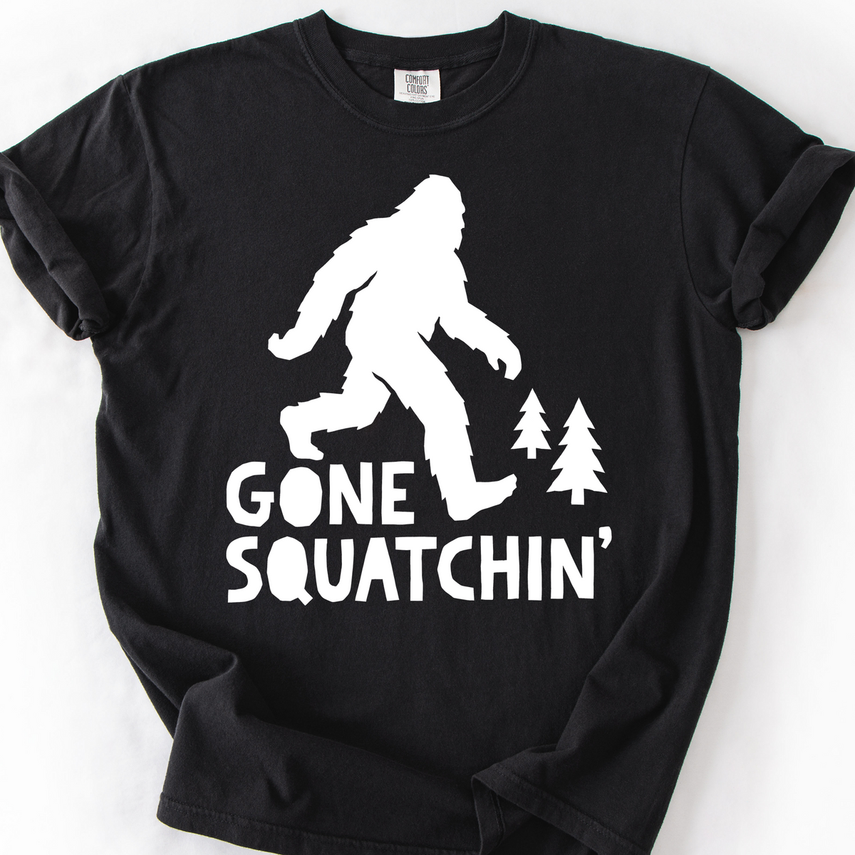 Gone Squatchin' T-Shirt — Black