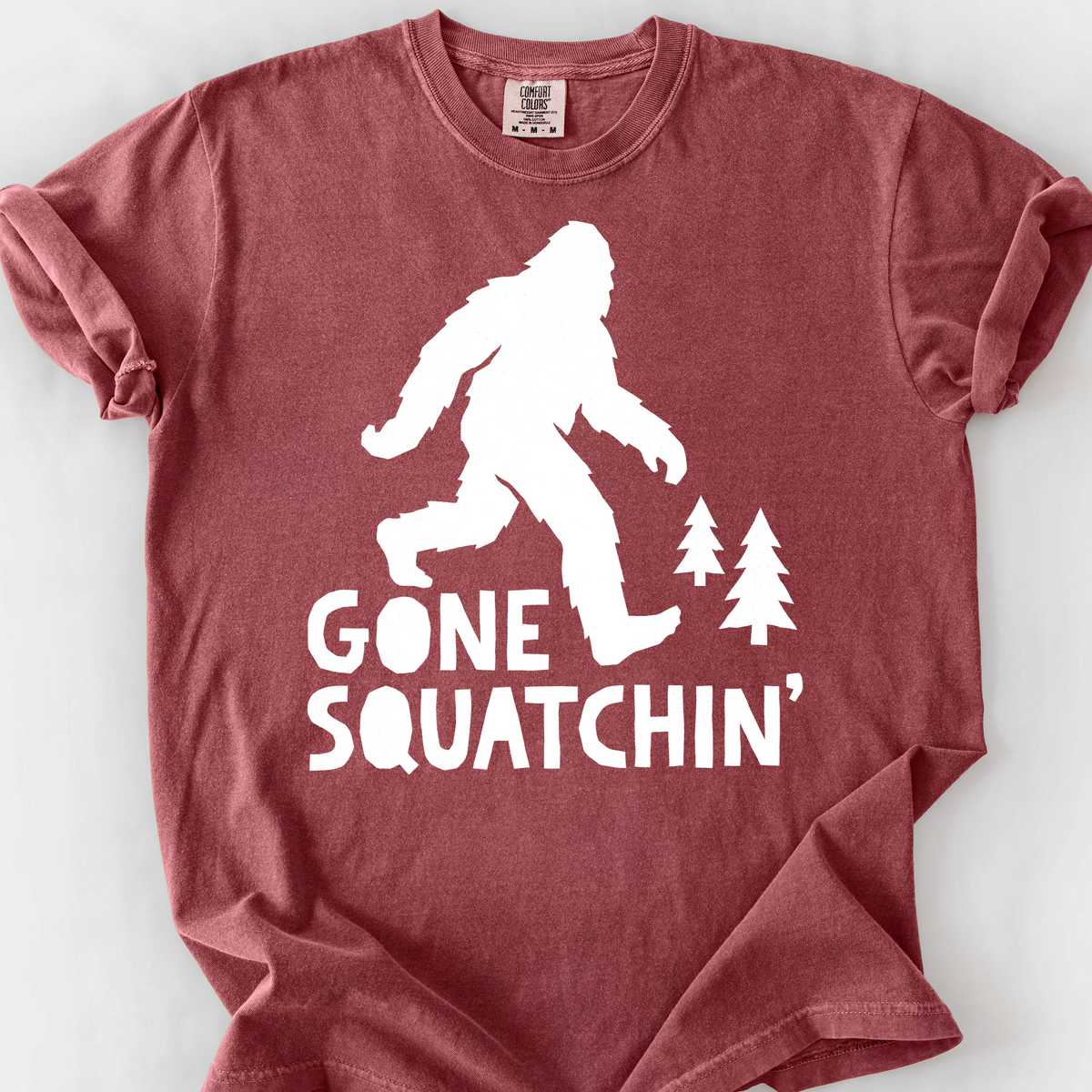 Gone Squatchin' T-Shirt — Brick