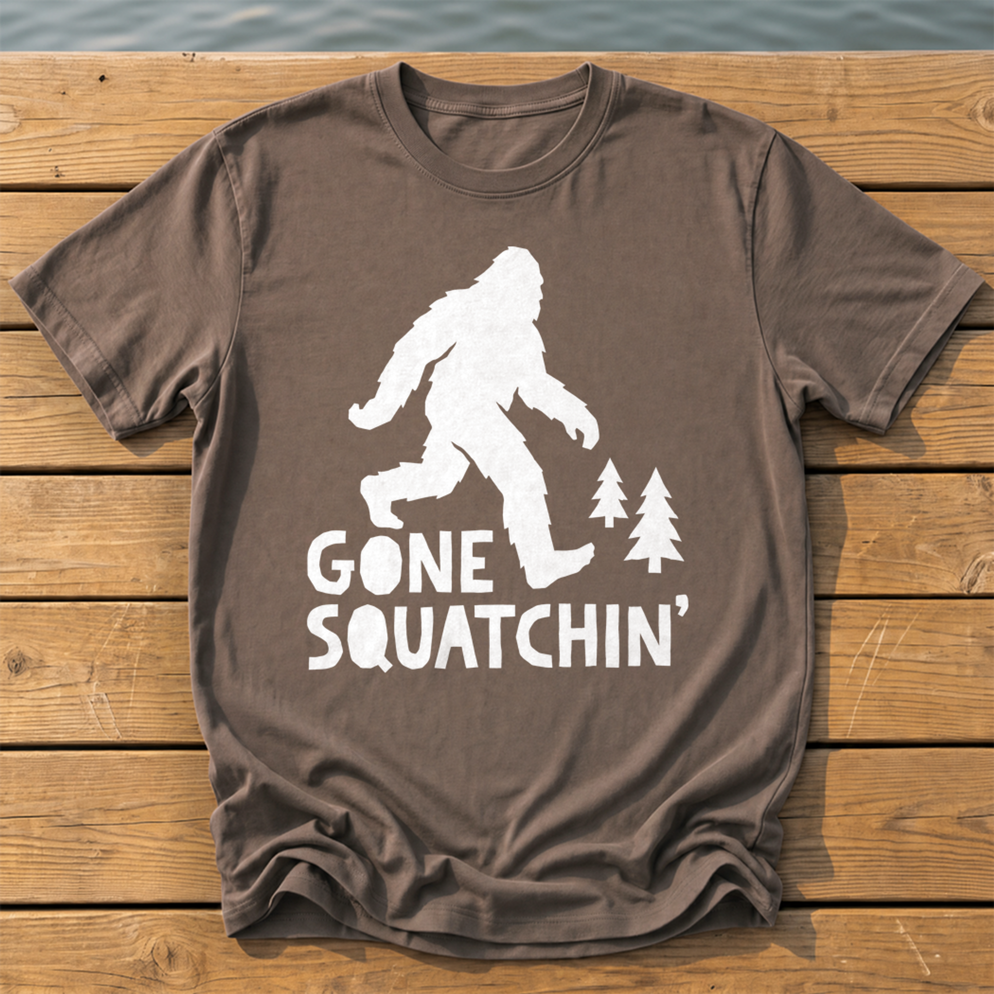 Gone Squatchin' T-Shirt — Espresso