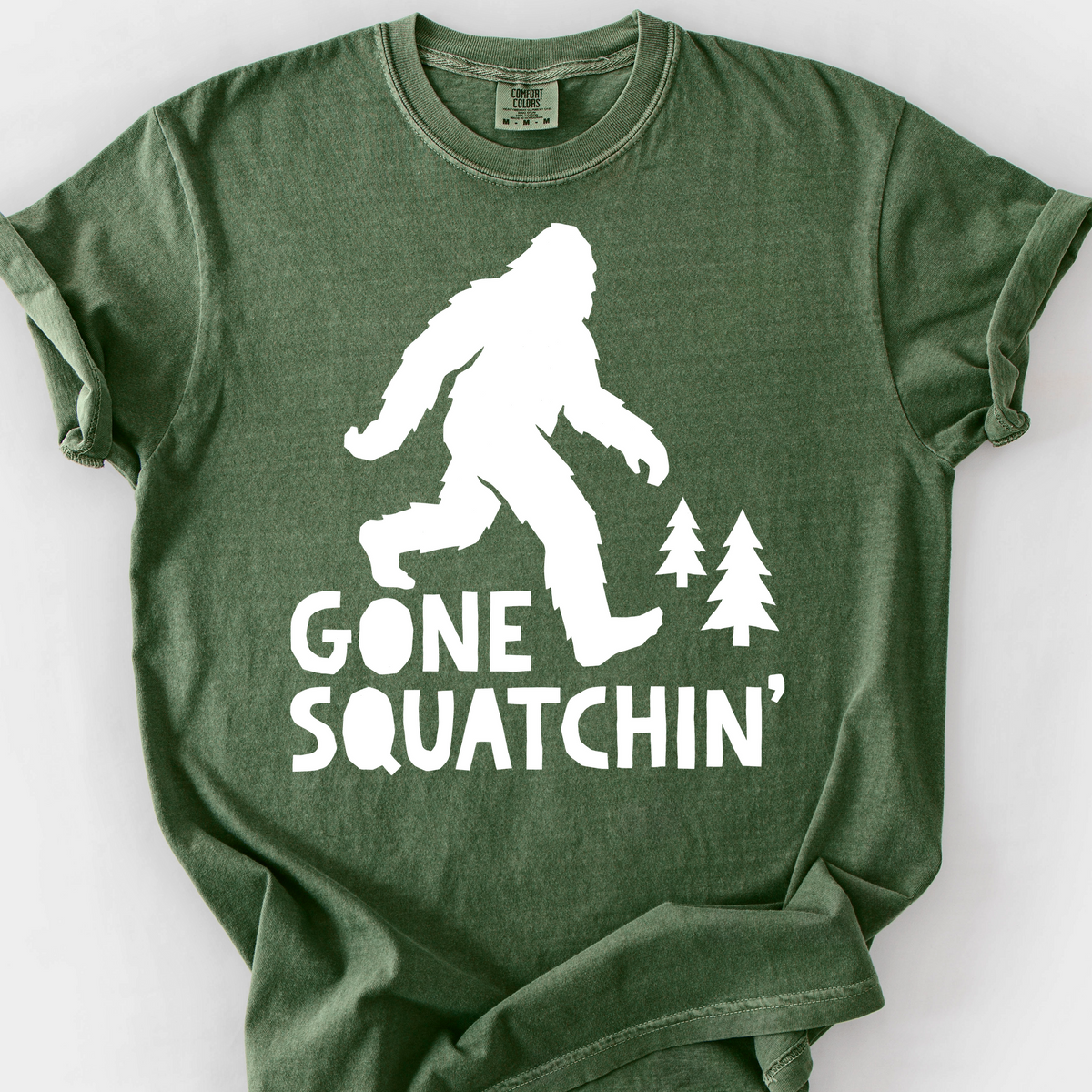 Gone Squatchin' T-Shirt — Moss