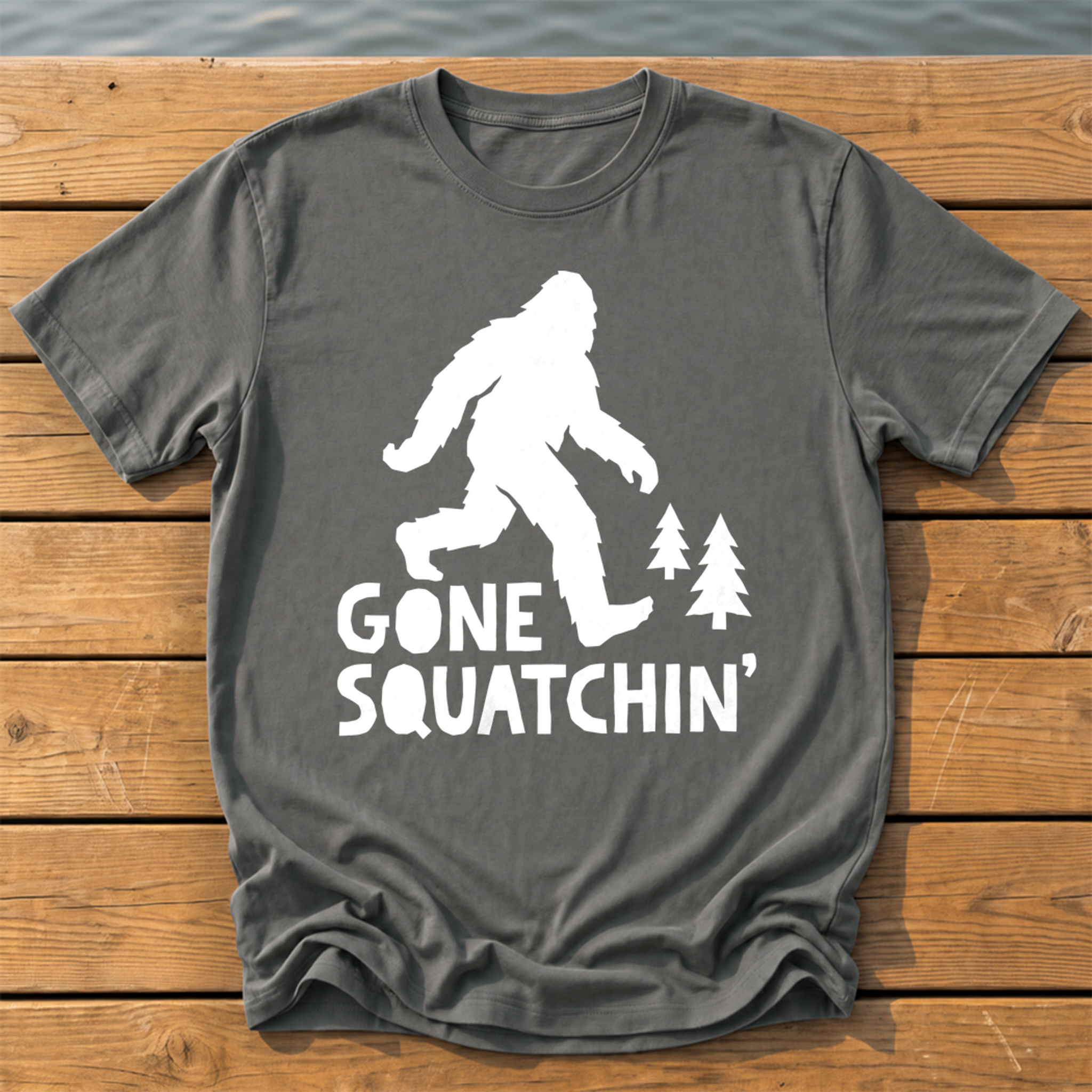 Gone Squatchin' T-Shirt — Pepper