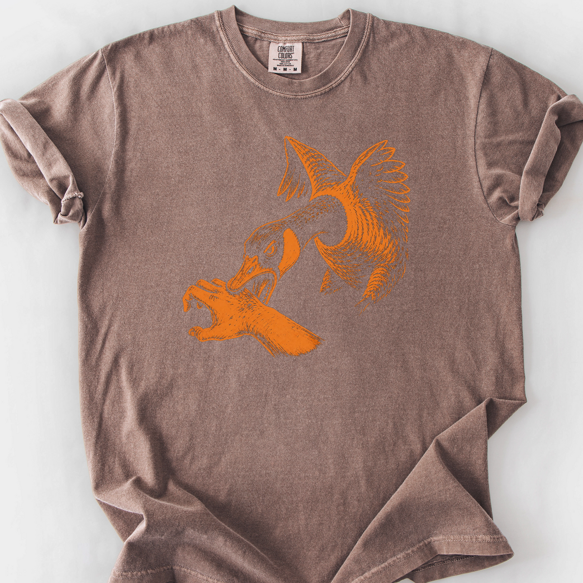 Goose Attack T-Shirt — Espresso