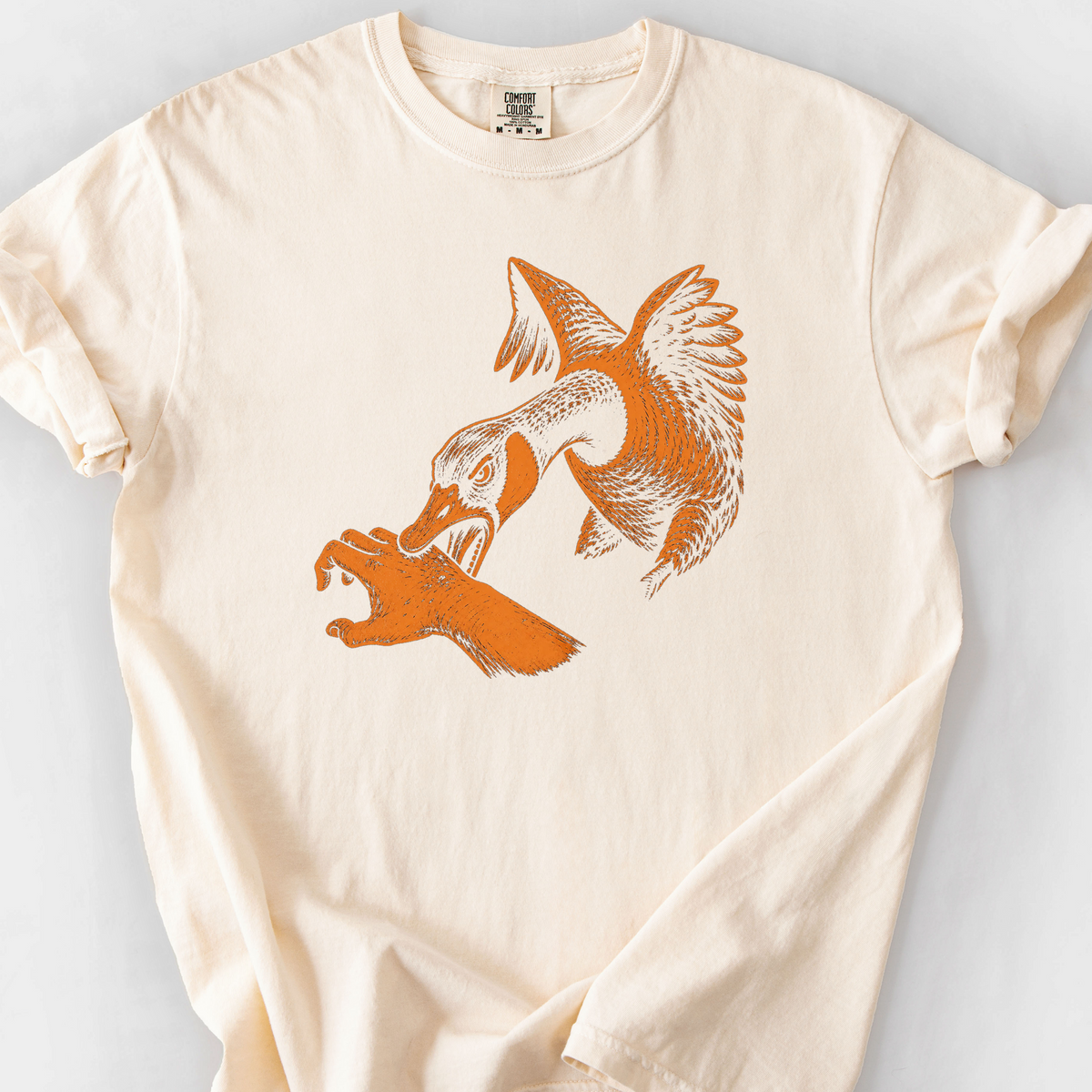 Goose Attack T-Shirt — Ivory