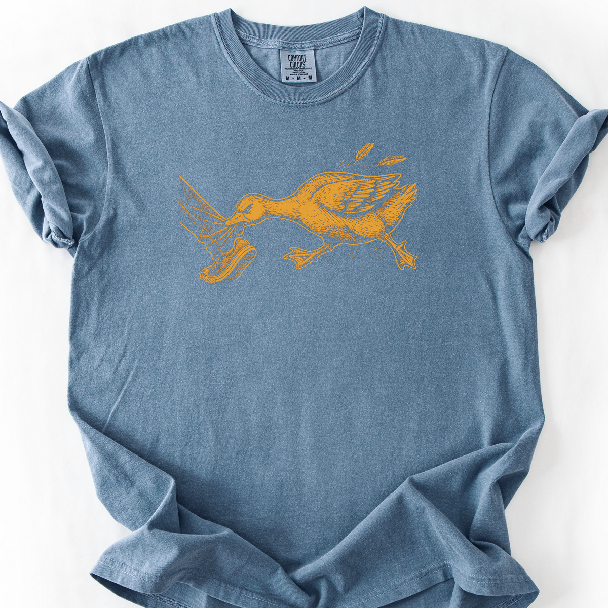 Goose Kick T-Shirt — Blue Jean