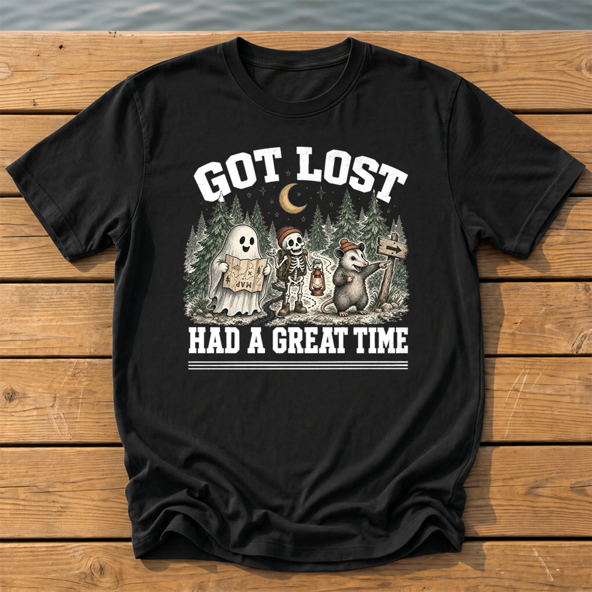Got Lost T-Shirt — Black