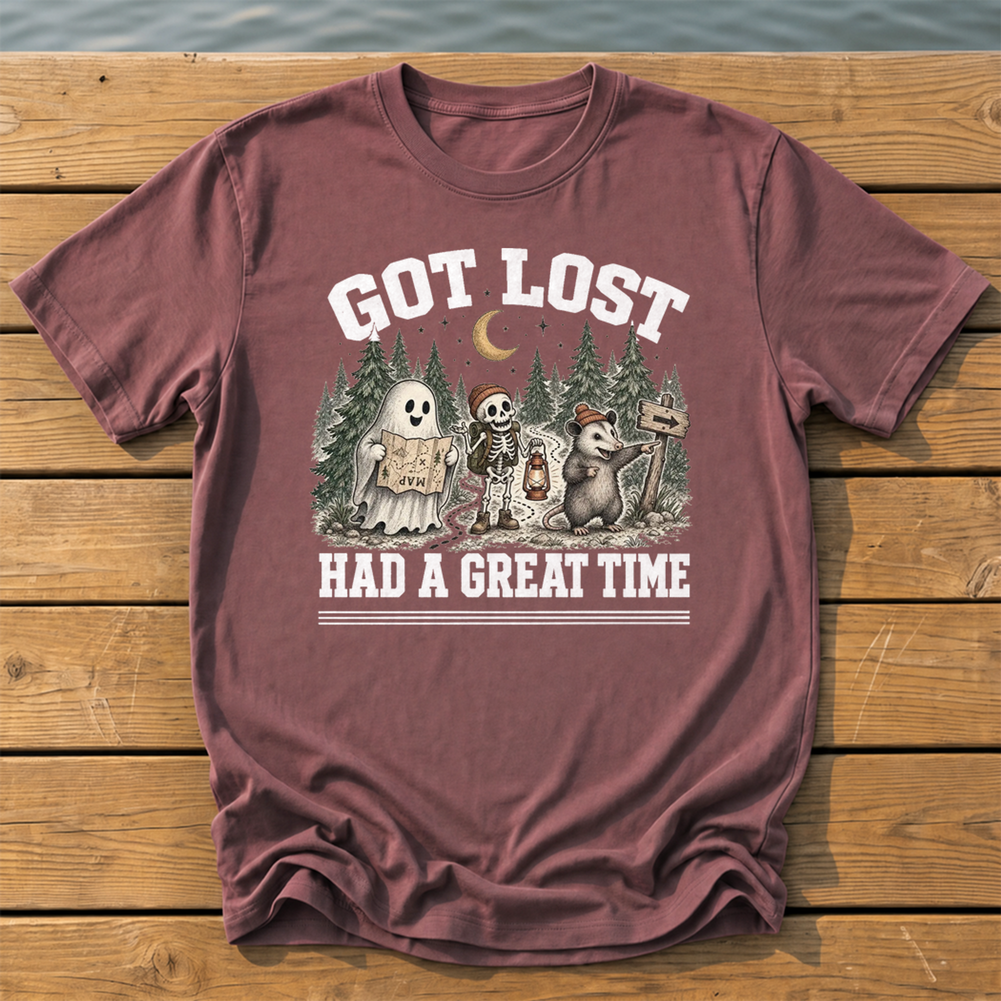 Got Lost T-Shirt — Brick