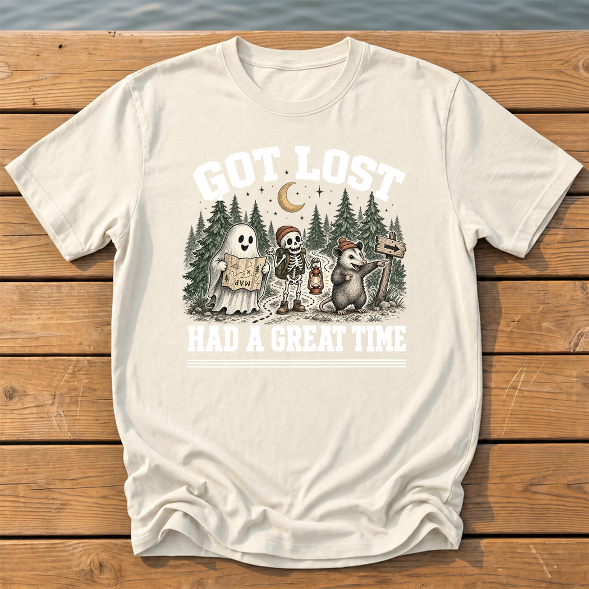 Got Lost T-Shirt — Ivory
