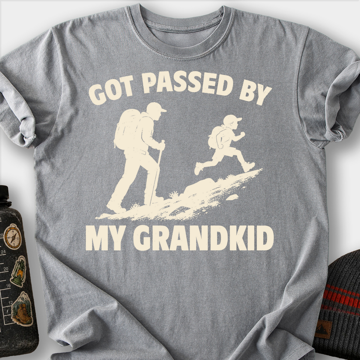 Got Passed By My Grandkid T-Shirt — Grey
