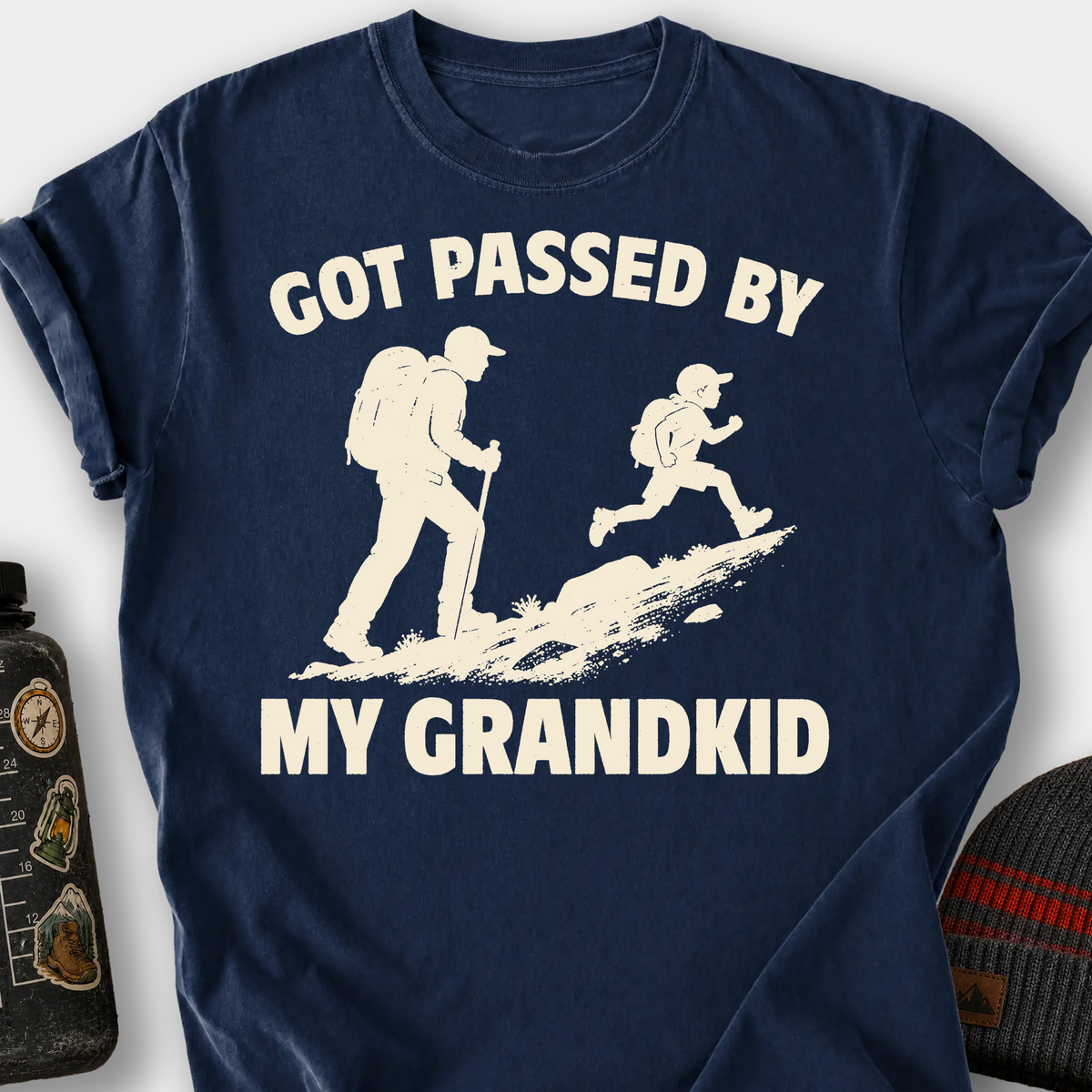Got Passed By My Grandkid T-Shirt — Navy
