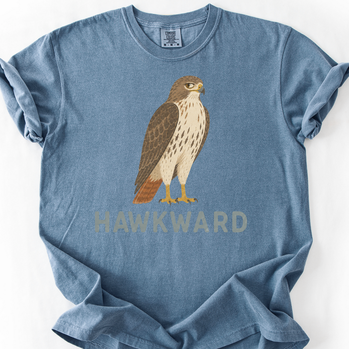 Hawkward T-Shirt — Blue Jean
