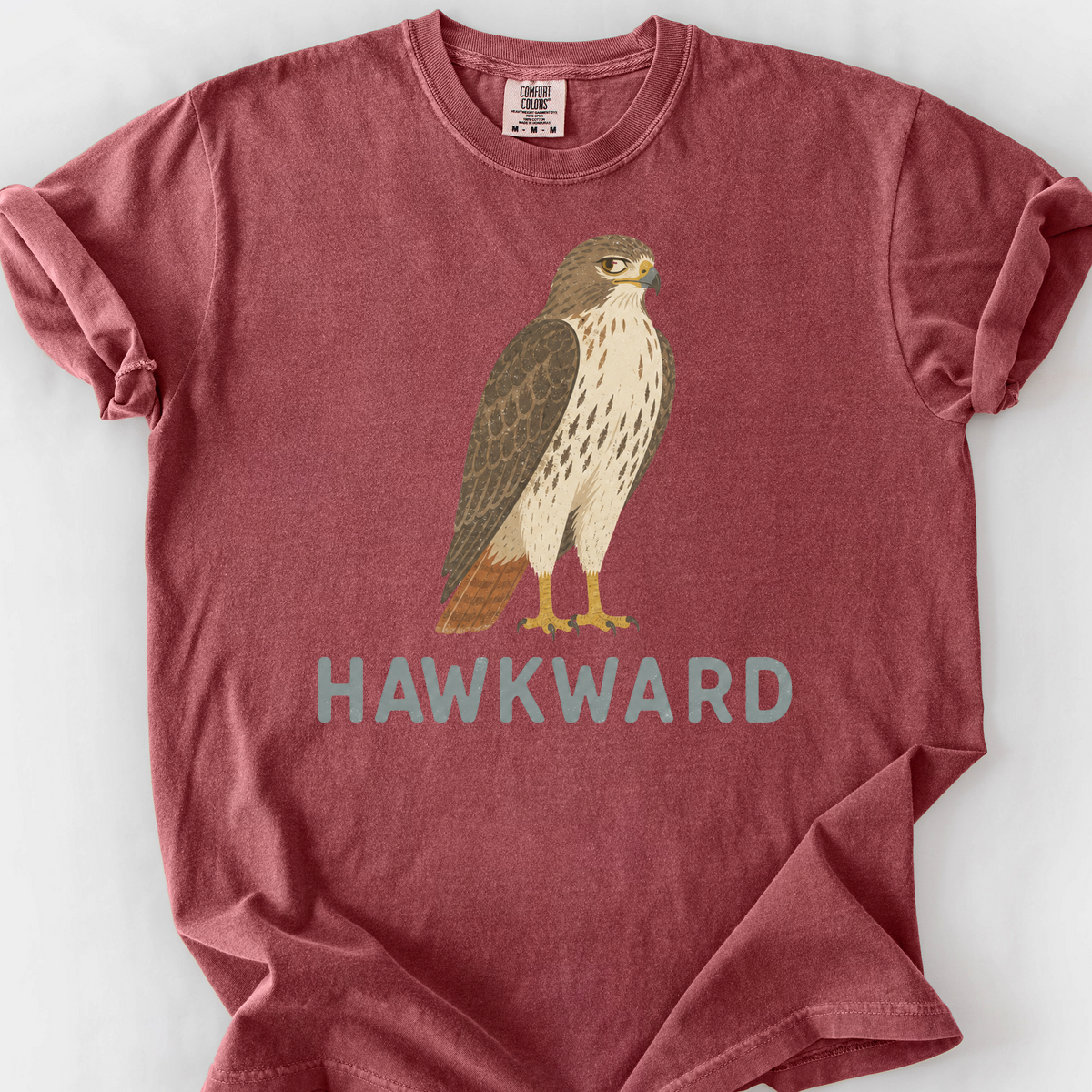 Hawkward T-Shirt — Brick