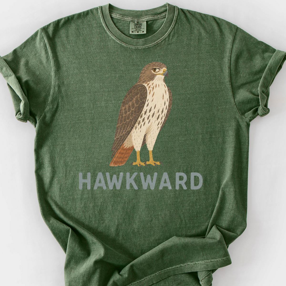 Hawkward T-Shirt — Moss