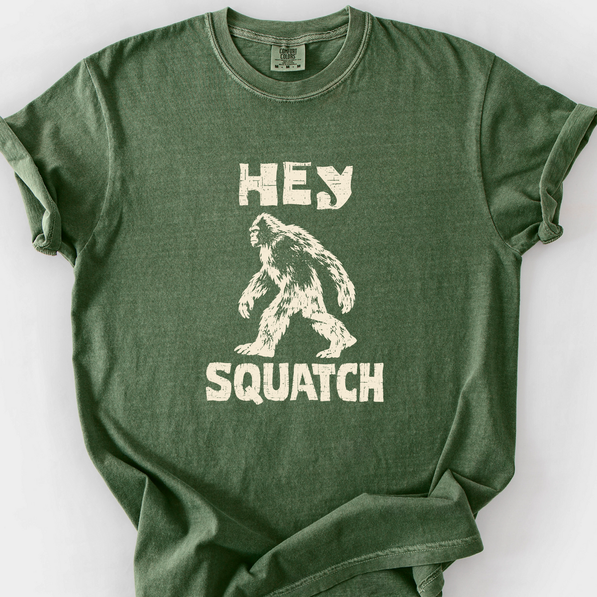 Hey Squatch T-Shirt — Moss