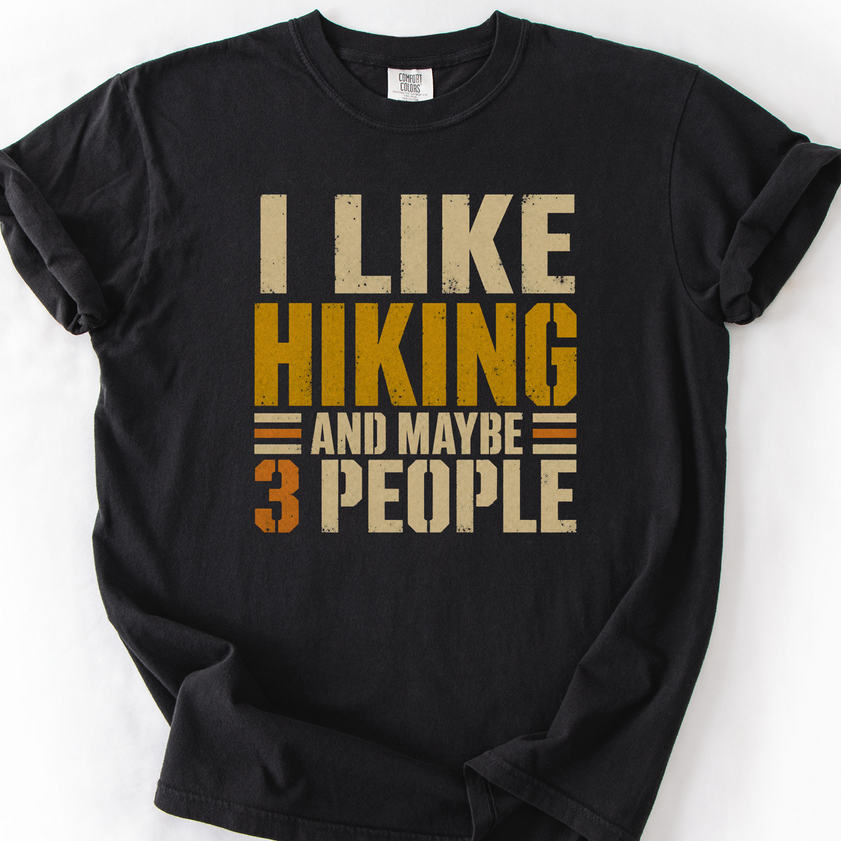 Hiking And Maybe Three People — Black
