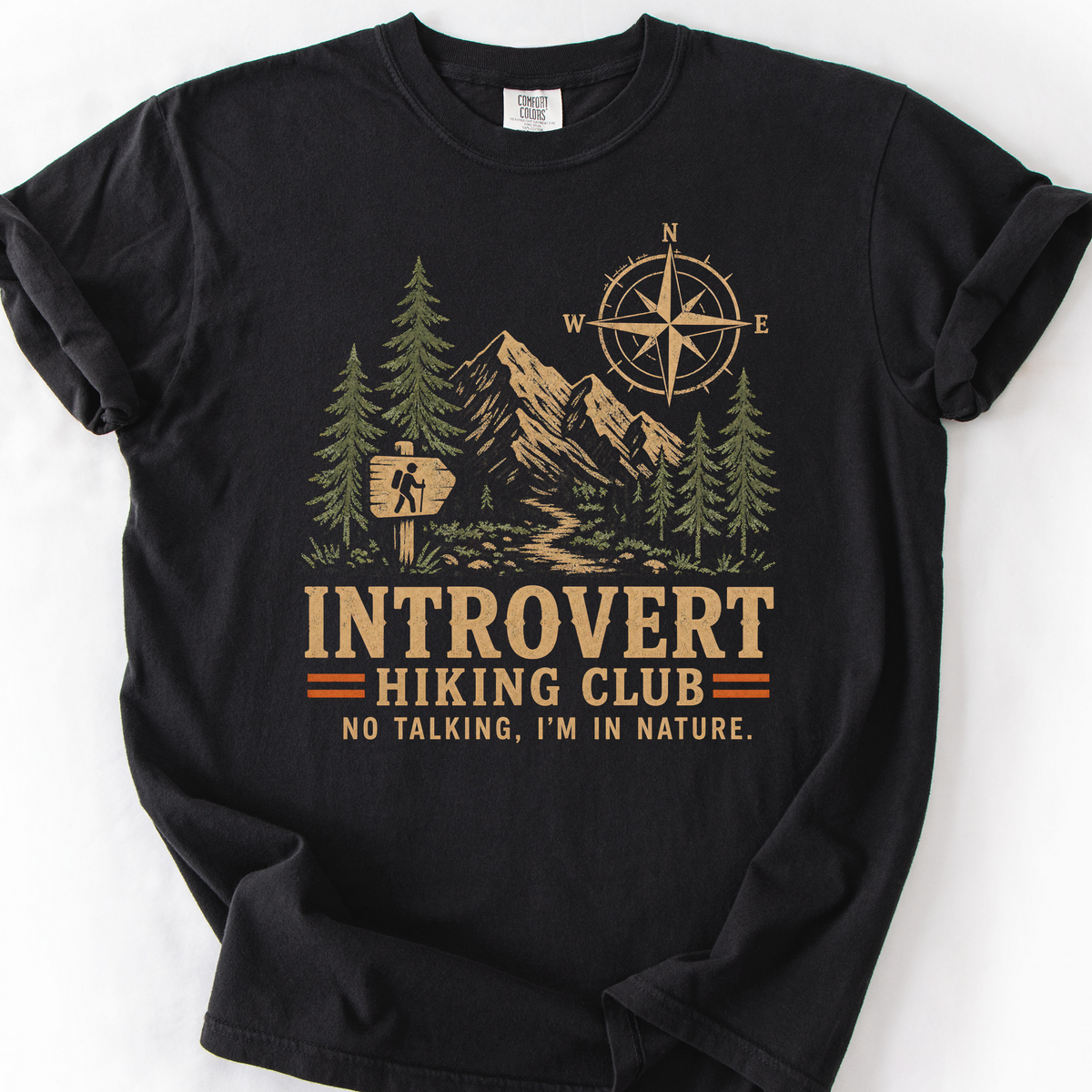 Introvert Hiking Club — Black