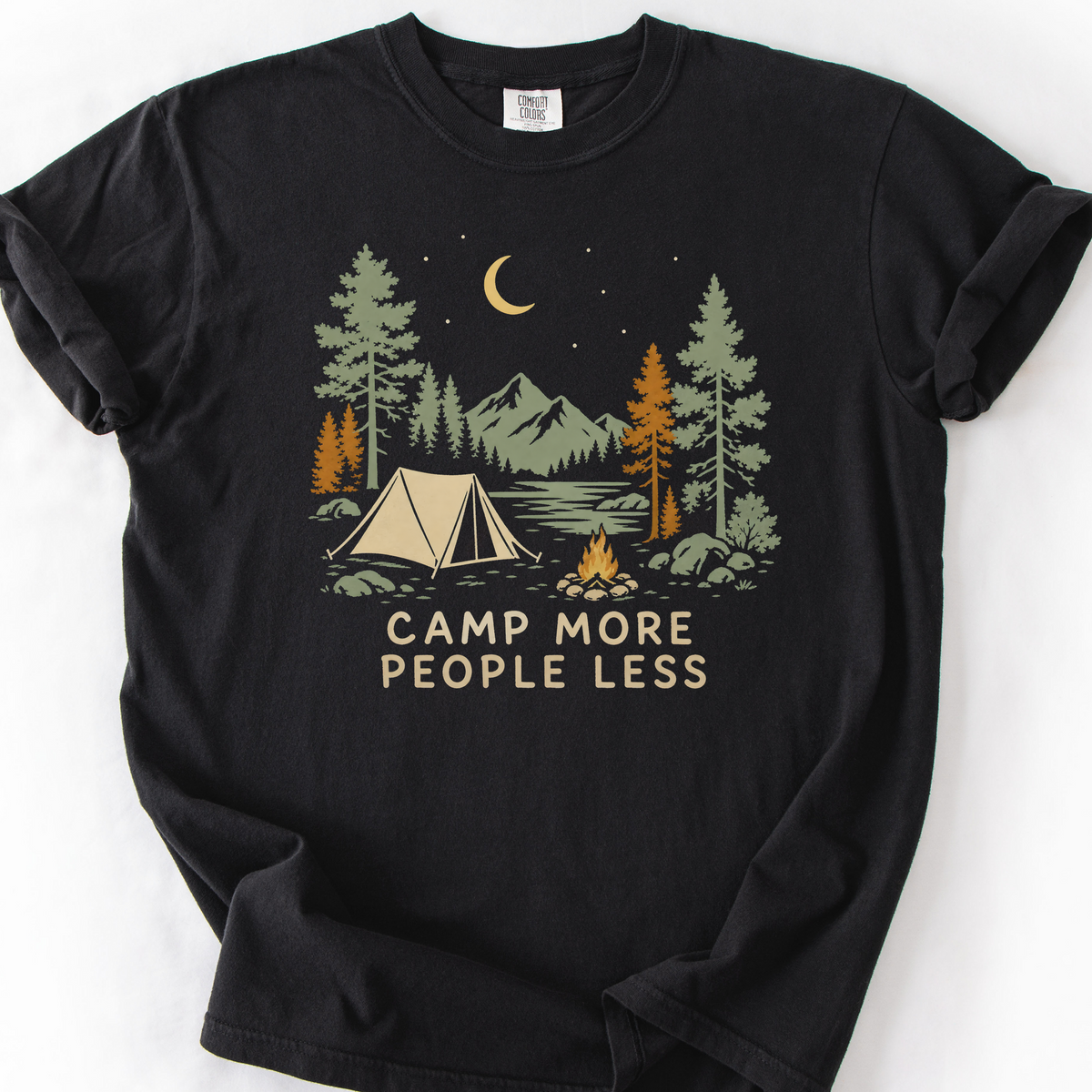 Camp More, People Less — Black