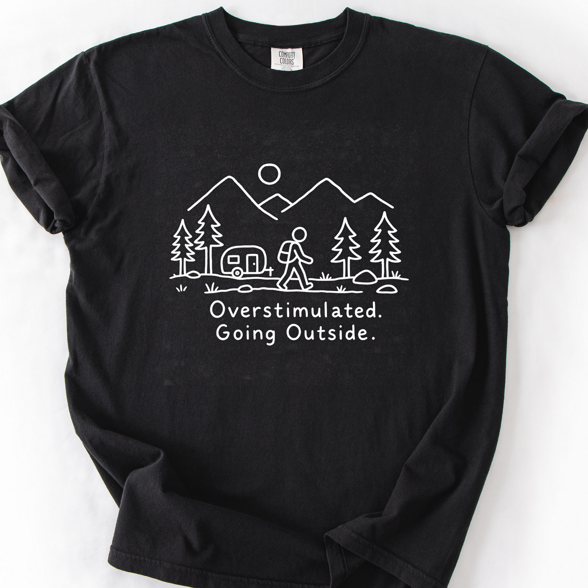 Overstimulated. Going Outside. — Black