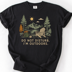 Do Not Disturb, I'm Outdoors — Black