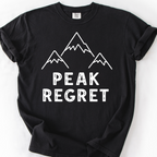 Peak Regret (Minimal) — Black