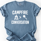 Campfire Beats Conversation — Blue Jean