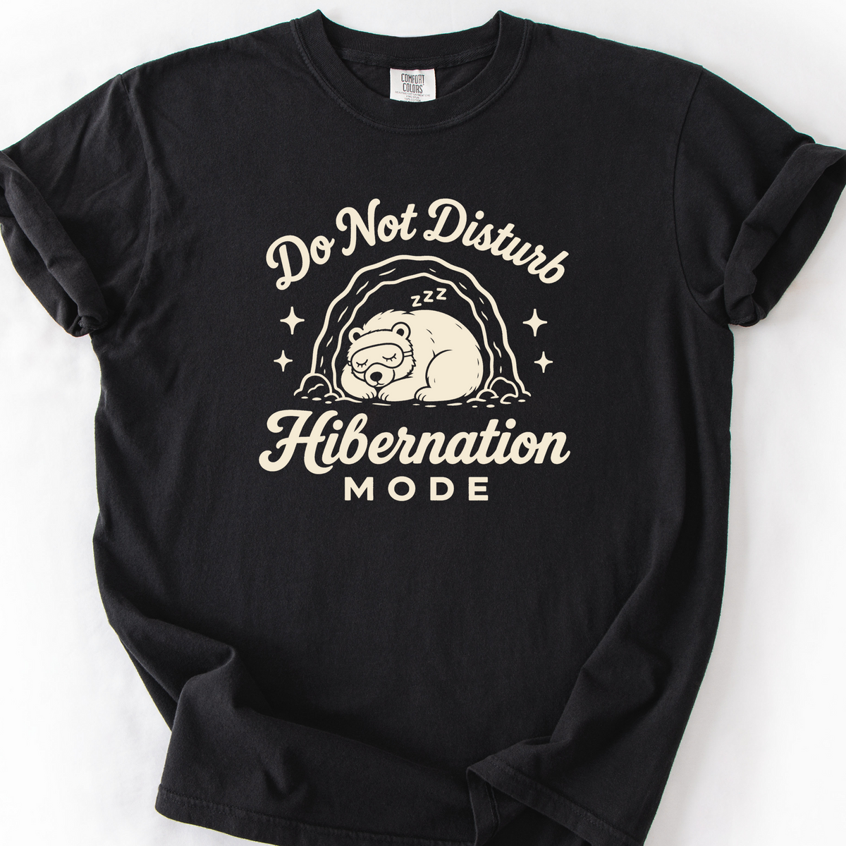 Hibernation Mode T-Shirt — Black