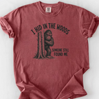 Hid In The Woods T-Shirt — Brick