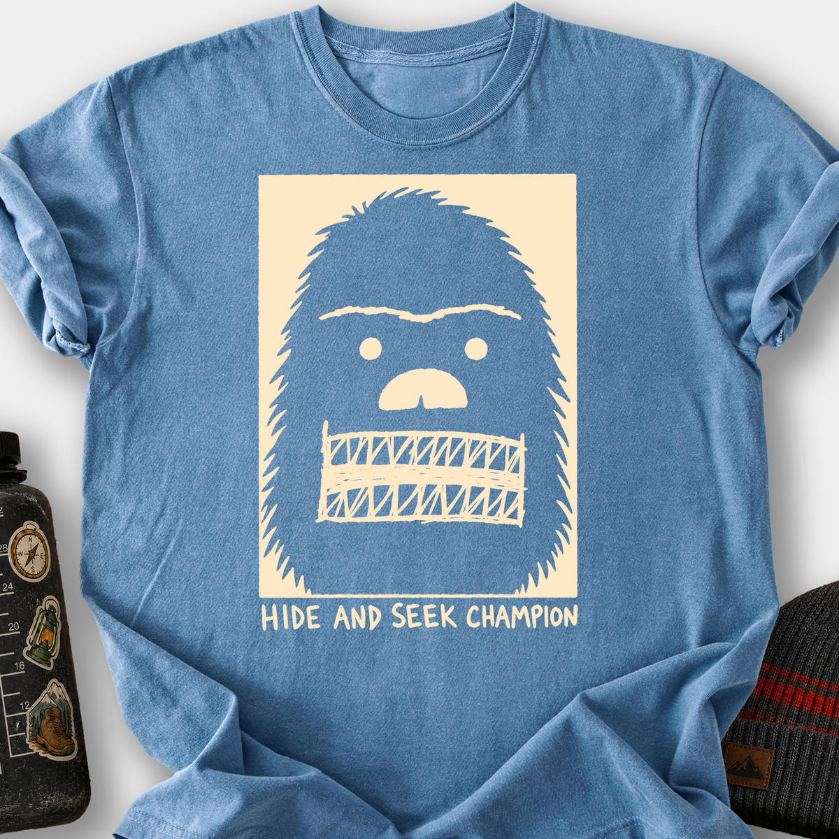 Hide and Seek Champion T-Shirt — Blue Jean