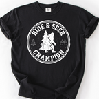 Hide And Seek Champion T-Shirt — Black